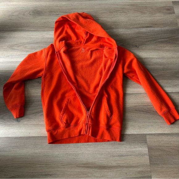 GAP NWOT Kids Bold Orange Sweatshirt Hoodie XXL 14-16 - Picture 2 of 5
